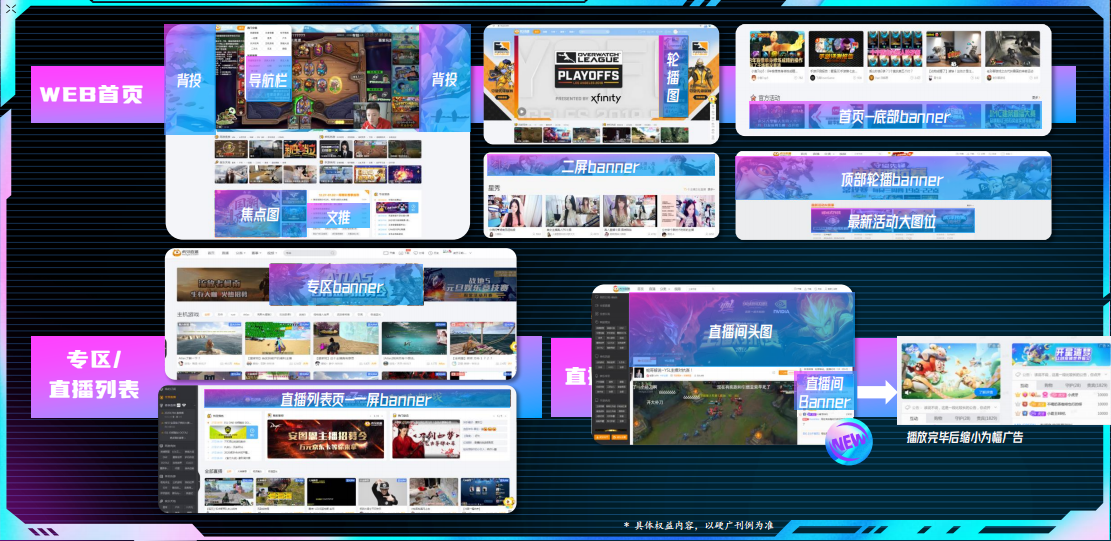 网络直播平台广告